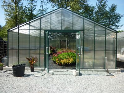 Feature Five Wall Poly 20' x 40' Greenhouse Greenhouse Panels, Glass Storm Doors, Traditional Greenhouses, Commercial Greenhouse, Best Greenhouse, Hobby Greenhouse, Polycarbonate Greenhouse, Greenhouse Interiors, Backyard Greenhouse