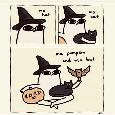 Is it Halloween yet? Halloween Memes, Dia De Muertos, Comic Strip, Holidays Halloween, Favorite Holiday, Vintage Halloween, Funny Cute, Fall Halloween, Trick Or Treat