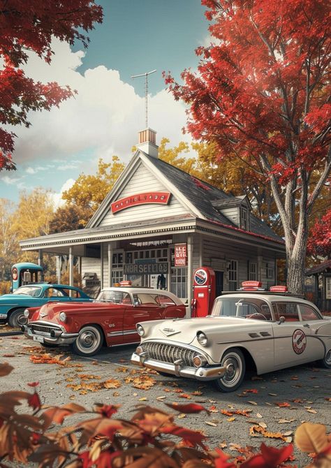 Bring the retro charm of the 1950s to your man cave with this vintage photo print of a classic business diner and old truck! This eye-catching wall art captures the nostalgic character of mid-century Americana. Elevate your space with this stylish, high-quality print that's perfect for any man cave, garage, or vintage-inspired home decor. vintage 1950s diner photo, 1950s business diner restaurant, retro 1950s diner photography, 1950s diner wall art, vintage diner print, 1950s diner decor, 1950s truck photography, old truck photo, vintage truck wall art, 1950s man cave art, retro diner photography, old school diner print, classic diner scene, vintage car photography, antique truck print, 1950s nostalgia art, mid-century modern wall art, rustic diner wall decor, industrial diner photography, Classic Car Pictures, Old Cars Vintage 1950s, 1940s Diner, 1950s Truck, 80s Vintage Aesthetic, 50s America, Old Car Garage, Gas Station Restaurant, Diner Photography