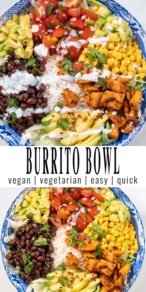 Burrito Bowl Unwrapped Burrito Bowl Recipe, Meatless Burrito Bowl, Low Sodium Burrito Bowl, Dairy Free Burrito Bowl, Mexican Burrito Bowl Vegetarian, Burrito Bowl Vegan, Rice Bowl Recipe Vegetarian, Plant Based Burrito Bowl, Burrito Recipe Vegetarian