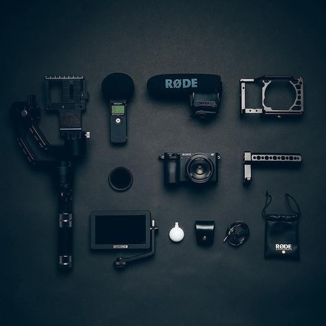 Photographer Gear, Filmmaking Gear, Sony A6500, Sony A6300, Camera Rig, Tech Bag, Digital Camera Photography, Travel Camera, Professional Camera