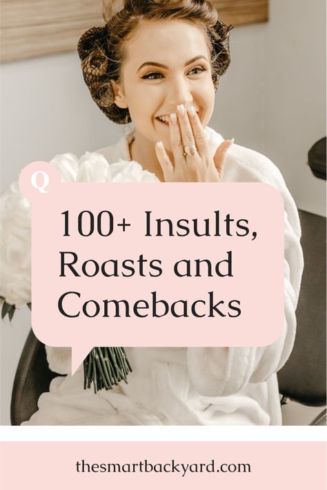 Safe and clean #insults, #roast and #comebacks that are fun. Clean Comebacks, Best Friend Roasting Memes, Insult Jokes, Clean Roasts Funny, Roast Friends Quotes, Roast Jokes Mean, Best Insult Comebacks, How To Roast Your Sister, Jokes To Roast Your Friends