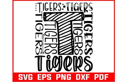 Tigers Typography Svg Clemson Tigers, Couple T-shirt, Summer Beauty, Cricut Ideas, Gifts For Husband, Gifts For Teens, Tigers, Desktop Wallpaper, Creative Fabrica