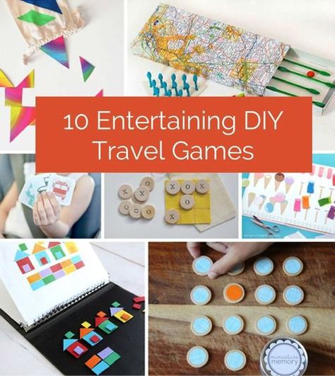 Keep the kids busy this summer with these 10 entertaining DIY travel games! Diy Travel Toys, Diy Travel Games, Travel Games For Kids, Road Kids, Road Trip Activities, Traveling With Kids, Road Trip Games, Road Trip With Kids, Travel Toys