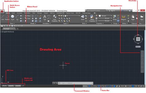 AutoCAD-tutorial Learn Autocad, Autocad Revit, Autocad Tutorial, Metric Measurements, Revit Architecture, Area Models, Computer Aided Design, Navigation Bar, Cad Design