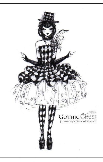 Gothic Circus, Top Hat, Circus, A Girl, Deviantart, Black And White, Halloween, White, Black