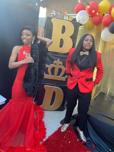 Stud Prom, Gay Prom, Prom Fits, Prom Outfits For Guys, Couples Prom, Prom Couples, Prom Inspiration, Box Braids Hairstyles For Black Women, Prom Ideas