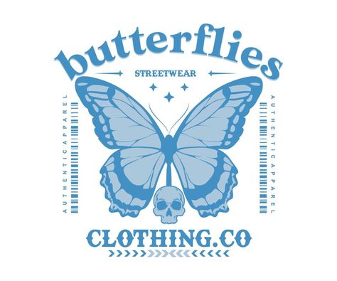 Street Wear Tshirt Design, Street Style Graphic Design, Butterfly Shirt Design, Sticker Butterfly, Shirt Prints, T Shirt Design Vector, Typographic Poster, Shirt Print Design, Photo Art Gallery