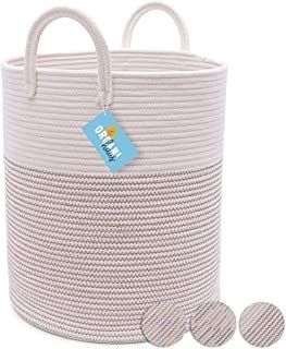 Amazon.com: hampers Toy Basket Storage, Tall Storage Baskets, Blanket Basket For Living Room, Organize Clothing, Basket For Living Room, Blanket Storage Basket, Baby Laundry Basket, Basket Blanket, Blanket Holder