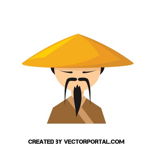 Beard Vector, Chinese Menu, Chinese Hat, Chinese Umbrella, Funny Laptop Stickers, Chinese Illustration, Front Page Design, Graphic Design Tutorials Learning, Chinese Cartoon