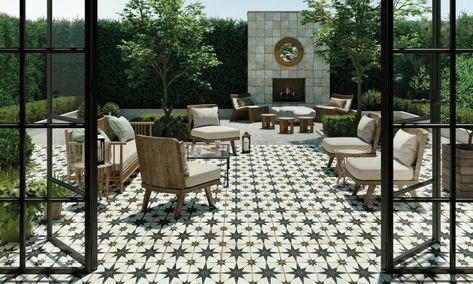 FS ROCKSTAR - Peronda Pattern Floor Tile, Distressed Walls, Garden Tiles, Room Visualizer, Beige Tile, Patio Tiles, Patterned Floor Tiles, Calacatta Marble, Italian Tiles