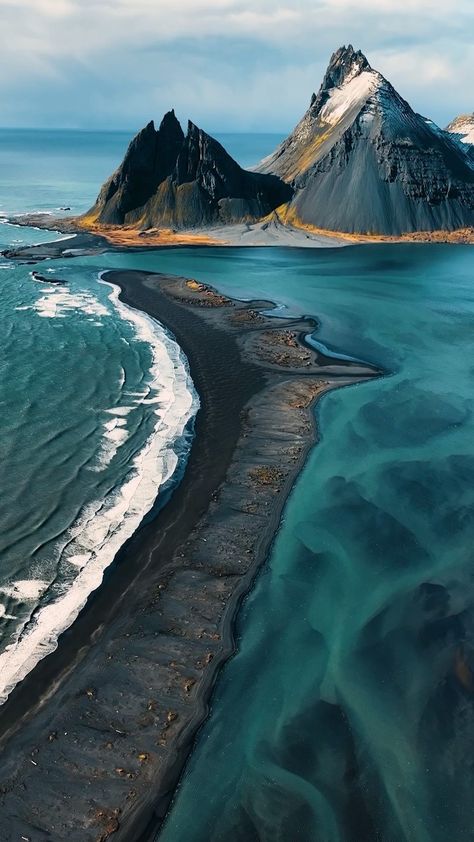 Iceland Wallpaper, Iceland Nature, Iceland Photos, Iceland Landscape, Iceland Photography, Landscape Concept, Beautiful Weather, Earth Elements, Black Sand Beach