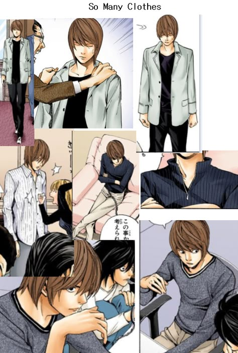 Fashion. Light yagami Light Yagami Outfit, Female Light Yagami, Light X L, Takeshi Obata, Female Joker, Yagami Light, Evil Villains, Tv Tropes, L Lawliet