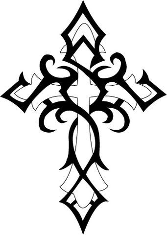 Christian Cross Tattoo Rosary Praying Hands | american native ... Cross Tattoo Meaning, Cross Embroidery Designs, Cross Drawing, Celtic Cross Tattoos, Cross Tattoos For Women, Yakuza Tattoo, Cross Tattoo Designs, Religious Tattoos, Cross Tattoo