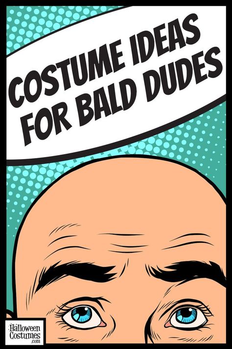 When dressing up for Halloween, most people accentuate their best features. Maybe something sleeveless to show off those muscles, or a costume highlighting their long hair or a beard. But some people have a round, shiny noggin and want to dress up in style. That's great and we totally support it! In fact, it's why we put together this ultimate guide of costume ideas for bald dudes! There are so many awesome bald characters that it's going to be tough to pick your favorite bald costume idea. Bald Characters, Costumes With Glasses, Halloween Costumes Glasses, Beard Halloween Costumes, Bearded Characters, Halloween Beard, Goatee Styles, Beard Costume, Bald Men With Beards