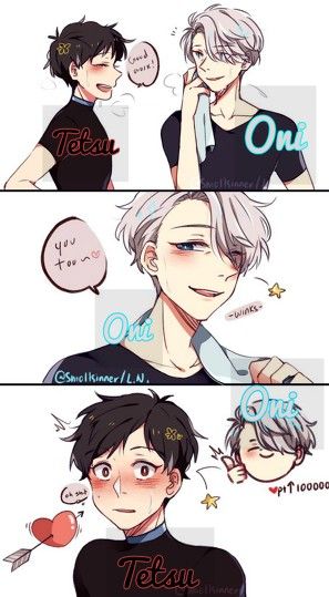 Yuri On Ice Comic, Victor Nikiforov, Yuri Katsuki, Yuri Plisetsky, Kuroko No Basket, Yuri On Ice, Sports Anime, Fanarts Anime, Anime Ships