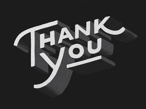 Thank You by Loren Klein | Dribbble Thank You Photography, Thank You Illustration Graphics, Thank You Font, Camp Letters, Thank You Typography, Thank You Poster, Medical Wallpaper, Japanese Typography, Thank You Quotes