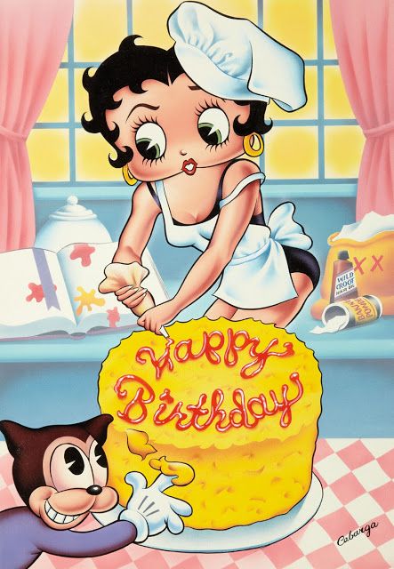 Betty Boop Betty Boop Birthday, Funny Happy Birthday Images, Betty Boop Classic, Betty Boop Quotes, A Cartoon Character, Black Betty Boop, Betty Boop Art, Betty Boop Cartoon, Betty Boop Pictures