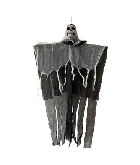 Haunted House Ghost Skeleton Spooky Lantern Garden Light Halloween Party Decoration-Skycostume Halloween Hanging Ghost, Ghost Skeleton, Hanging Ghosts, Skeleton Decorations, Skeleton Head, Adornos Halloween, Skull Face, Halloween Fabric, Outdoor Halloween