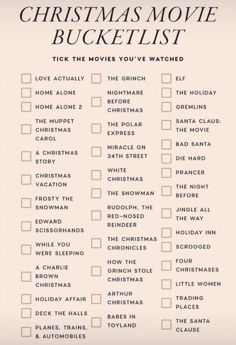 Movie Night Christmas, Movie Bucket List, Movie Christmas, Bad Santa, Winter Bucket List, Night Christmas, Christmas Organization, Christmas Place, New Year New Me