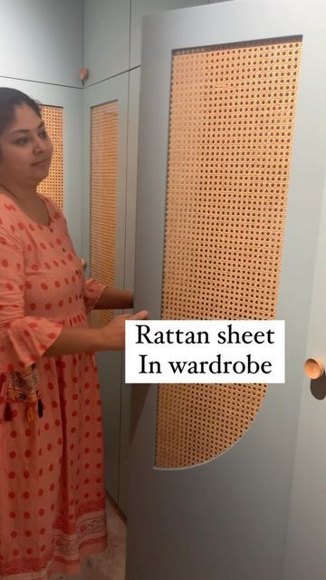 Rattan Sheet, Rattan Wardrobe, Pro Tip, Both Sides, The Details, Cupboard, Siding, Interior Design, Wardrobe