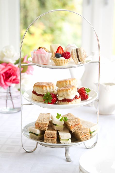 8 Easy Steps To Create Your Very Own Bridgerton English High Tea Party - Collections By Cailey Tea Party Menu, Tea Sandwich, Afternoon Tea For Two, Tea Etiquette, English Afternoon Tea, Best Afternoon Tea, High Tea Party, Tea Party Food, Bridal Shower Food