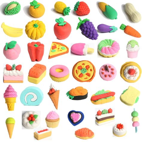 40 PCS Japanese Erasers(Fruit,Vegetable,Dessert), Bulk Kids Pencil Erasers Puzzle Eraser Toys for Classroom Rewards, Party Favors, Games Prizes, Carnivals Gift and School Supplies(Random Designs) : Amazon.ca: Toys & Games Puzzle Erasers, Food Erasers, Cute Erasers, Japanese Erasers, Cool Erasers, Carnival Gift, Animal Erasers, Random Designs, Easter Egg Fillers