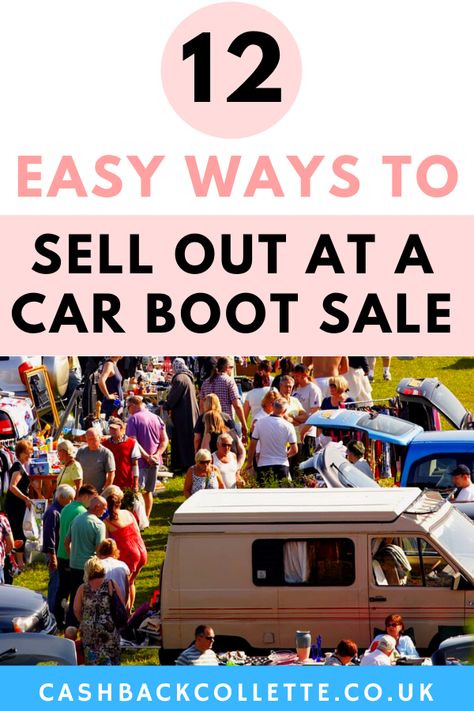 Carboot Sale Display Ideas, Car Boot Sale Display, Car Boot Sale, Auction Ideas, How To Declutter, Selling Tips, Sell Your Stuff, What To Sell, Online Selling