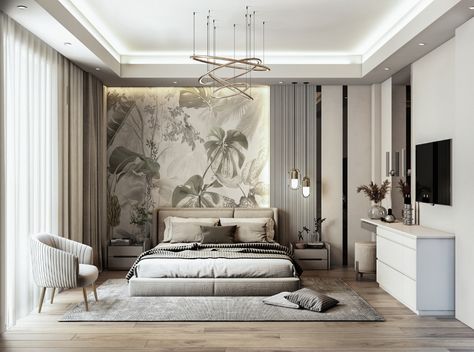 Inviting Bedroom, Bedroom Interior Design Luxury, Modern Luxury Bedroom, Bedroom Wall Designs, Luxury Bedroom Design, Bedroom Renovation, Small Bedroom Decor, Luxury Bedroom Master, Trendy Bedroom