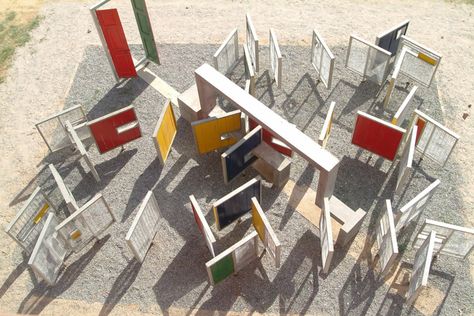 Romi Khosla Design Studios, Charudutt Chitrak · Children’s Playground Flexible Playground, Kids Play Centre, Urban Playground, Kids Indoor Playground, Playground Design, Urban Furniture, Play Spaces, Indoor Playground, Hide And Seek