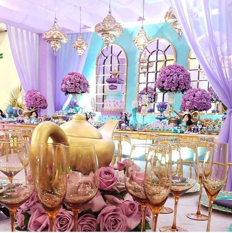 Aladdin themed wedding Aladdin Themed Wedding, Aladdin Wedding Theme, Aladdin Wedding, Princess Jasmine Party, Arabian Party, Aladdin Birthday Party, Princess Jasmine Birthday Party, Arabian Nights Party, Aladdin Party