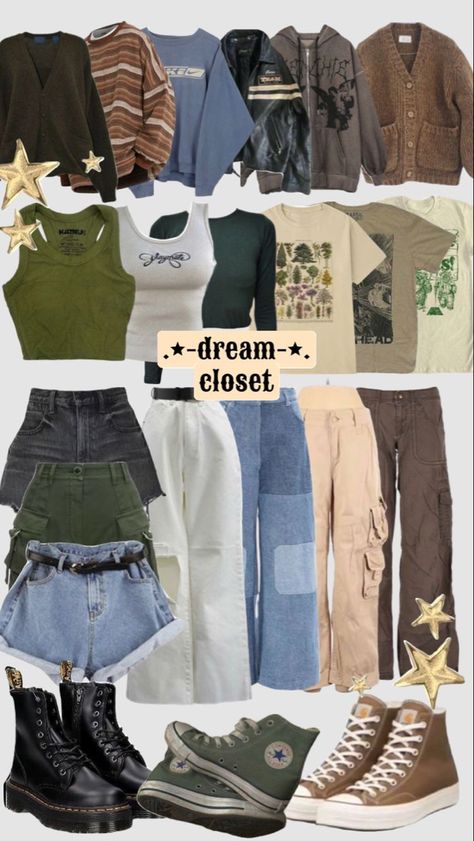 Earthy Overalls Outfit, Grungy Outfit Inspiration, Woodland Aesthetic Outfit, Earthy Crunchy Outfits, Clothing Astethic Types, Style Inspiration Summer 2024, Nature Core Outfits, Earth Core Outfits, Naturecore Outfit