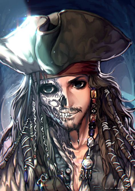 Curse of the Black Pearl by kawacy Captian Jack Sparrow, Jake Sparrow, Draw Bts, Curse Of The Black Pearl, جوني ديب, Kaptan Jack Sparrow, Elizabeth Swann, The Black Pearl, Pirate Art