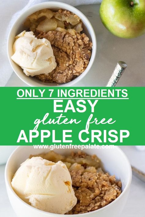 Gluten Free Apple Cobbler, Dairy Free Apple Crisp, Gluten Free Apple Crisp Recipe, Gluten Free Peach Crisp, Apple Crisp Without Oats, Gluten Free Crisps, Best Apple Crisp Recipe, Caramel Apple Crisp, Gluten Free Apple Crisp