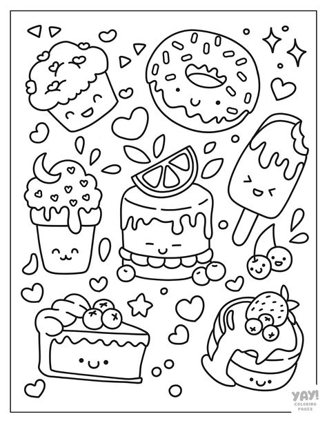 kids coloring pages Inspiration Coloring Pages, Jumbo Coloring Pages, Easy Coloring Pages For Teens, Boba Chibi, Printable Coloring Pages For Adults Simple, 2000s Coloring Pages, Cute Coloring Pages For Teens, Crayon Coloring Page, Cute Colouring In Pages