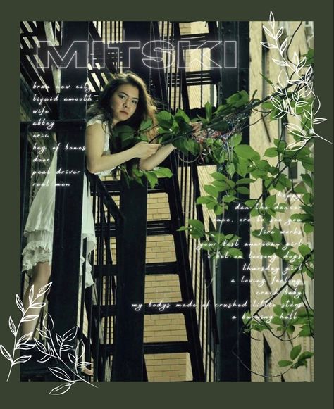 Green Mitski Poster, Lush Poster Mitski, Mitski Lush Poster, Mitski Poster Bury Me At Makeout Creek, Mitski Aesthetic Poster, Miski Poster, Mitski Poster Goodbye My Danish Sweetheart, Mitski Prints, Mitski Album Poster