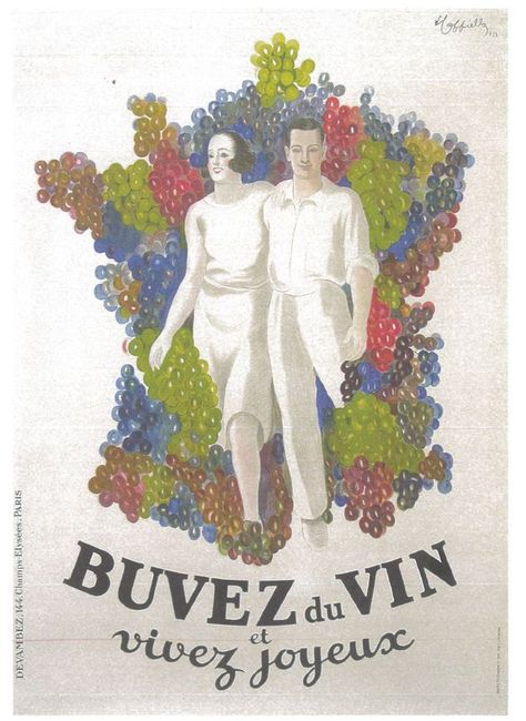 les-affiches-de-vin White Wine Drink, Poster Grafico, Leonetto Cappiello, Wine Poster, Vintage Apple, French Wine, Purple Grapes, Ad Art, Vintage Wine