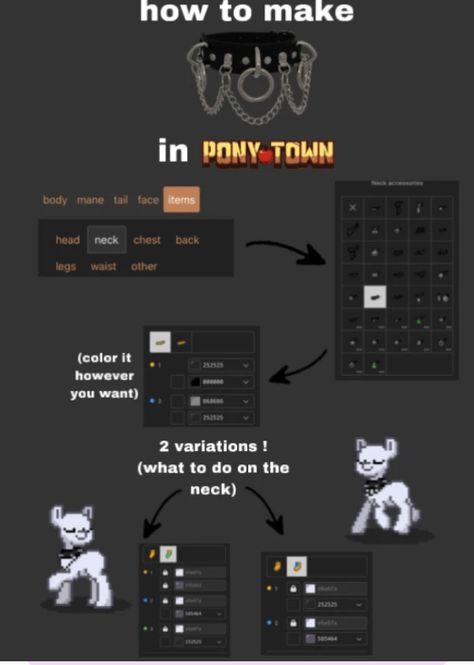 i might regret this later 😰. ponytown accessory tutorial Scene Ponytown, Pony Town Tips, Ponytown Tips, Ponytown Oc Ideas, Ponytown Skins Ideas, Pony Town Skins, Ponytown Skins, Ponytown Ideas, Pony Games