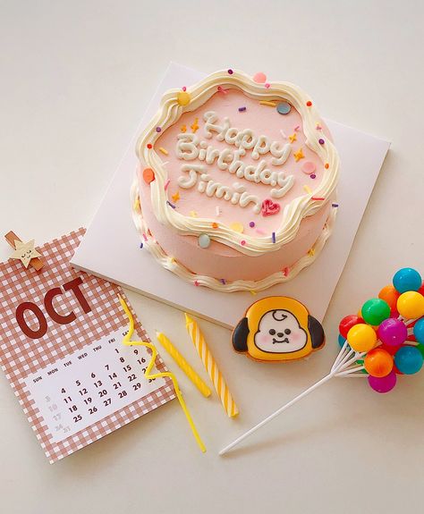 Jimin Birthday Cake Ideas, Jhope Birthday Cake, Kdrama Cake Ideas, Suga Birthday Cake, Jin Birthday Cake, Jimin Cake Ideas, Chimmy Cake, Jimin Birthday Cake, Jungkook Birthday Cake