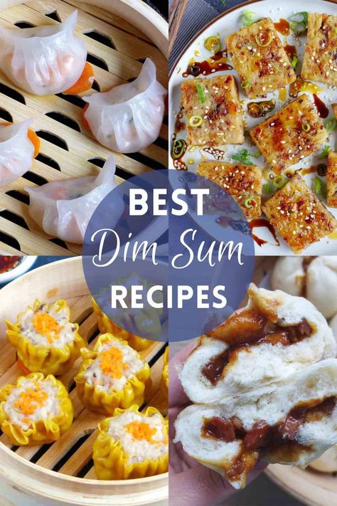 Discover the most-loved dim sum dishes that you can make at home. This recipe collection will guide you to steam, fry, and pleat like a pro! Essen, Homemade Dim Sum, Baked Lamb Chops, Chinese Wisdom, Turnip Cake, Kids Foods, Yum Cha, Dim Sum Recipes, Chinese Dinner