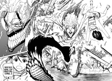 Okarun’s first transformation. Manga panel from Dandadan Shōnen Manga, Comic Manga, Manga Reader, Manga Pages, Character Design Male, Sketchbook Art Inspiration, Manga Comics, Anime Demon, Manga Art