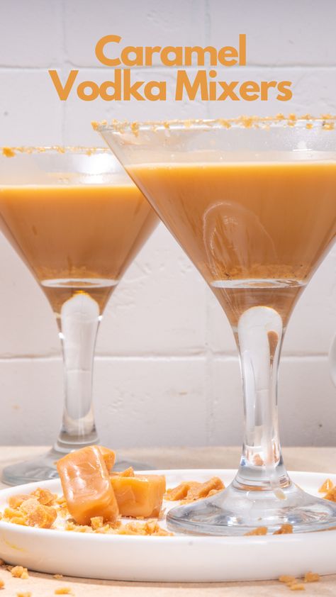 Caramel Vodka Mixers Caramel Drinks Alcohol, Carmel Kiss Vodka Drinks, Drinks With Kissed Caramel Vodka, Drinks To Make With Caramel Vodka, Drinks Made With Caramel Vodka, Pinnacle Salted Caramel Vodka Recipes, Carmel Vodka Recipes, Stoli Salted Caramel Vodka Recipes, Carmel Vodka Mixed Drinks