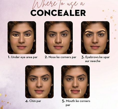 Makeup Routine Guide, Dark Skin Makeup Tutorial, Sugar Cosmetics, Face Contouring Makeup, Makeup Life Hacks, Makeup Order, Makeup Brushes Guide, Learn Makeup, Most Paused Movie Scenes