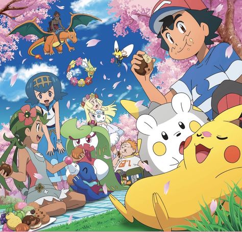 Pokemon Alola Region, Pokemon Mallow, Pokemon Wiki, Green Pokemon, Pokemon Adventures Manga, Pokemon Ash And Serena, Pokemon Official, Pokemon Backgrounds, Pokemon Poster