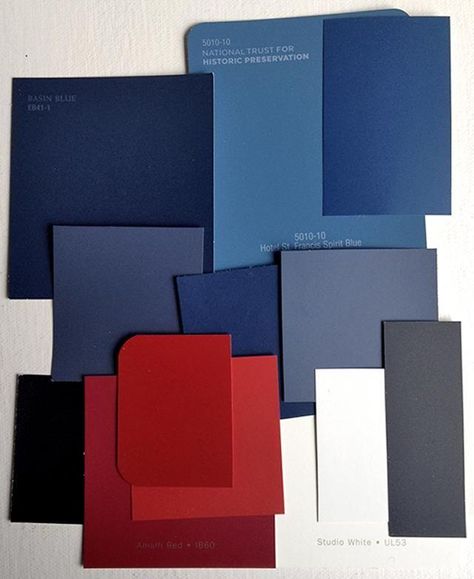 With our 2015 Exterior Color Palette, you are able to mix and match any of the colors for the perfect match! Pantone 2020, Red Colour Palette, Magnolia Market, Blue Palette, Blue Colour Palette, Blue Bedroom, Paint Palette, Red Interiors, Colour Board