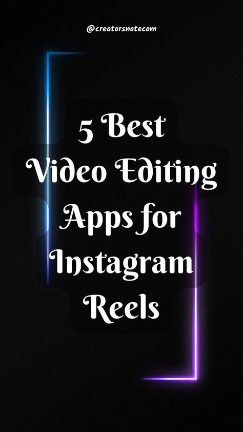 In this short video, I have mentioned 5 video editing apps that will help you create Instagram videos effortlessly. I've also discussed some video editor features, such as filters, caption editing, auto caption text translation, and many others. Best Video Editing Apps, Apps For Instagram, Good Video Editing Apps, Best Video Editing, Instagram Apps, About Instagram, Money Generator, Instagram Videos, Visual Marketing