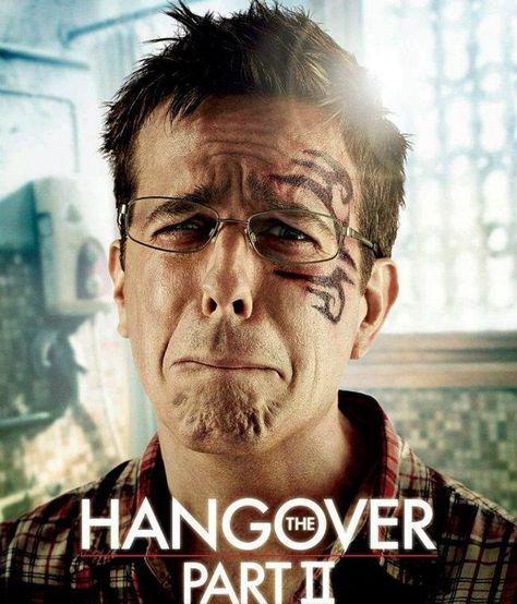 The Hangover II featuring Tinsley Transfers Hangover Makeup, Mens Halloween Makeup, Ed Helms, The Hangover, Celebrity Tattoos, Health Risks, Sunday Brunch, Health Info, Famous Faces