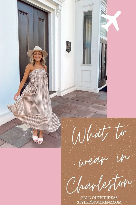 What To Wear In Charleston Fall 2021 | Styled by McKenz Southern Charm Style Outfits, South Carolina Fall Outfits, Charleston Sc Outfits Fall, Charleston Outfits Summer, Charleston Sc Outfits, Nyc In September, Charleston Outfits, Fall Wedding Attire, Sightseeing Outfit