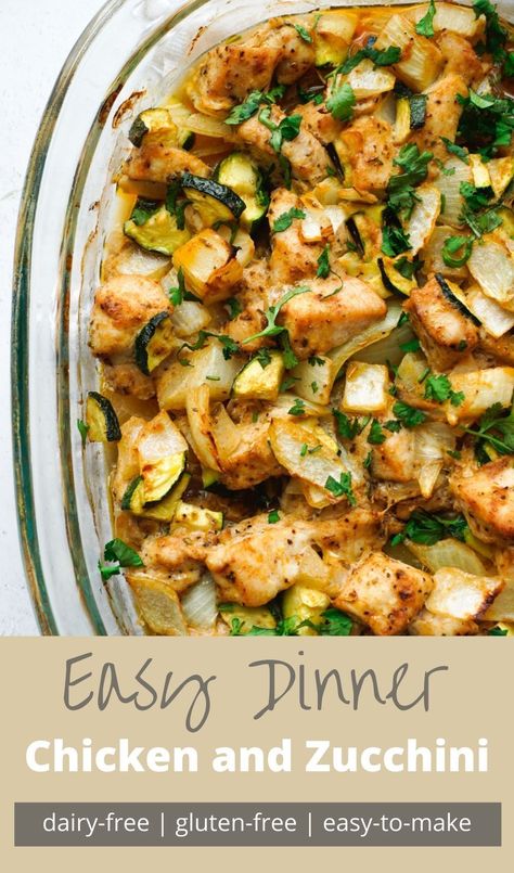 Main Dishes With Zucchini, Cooked Chicken Zucchini Recipes, One Pan Zucchini Recipes, Squash And Zucchini With Chicken, Squash And Zucchini Recipes With Chicken, Easy Chicken And Zucchini Dinner, Chicken Zucchini Bake Healthy, Chicken And Zucchini Dinner Ideas, Chicken Mushroom Zucchini Bake