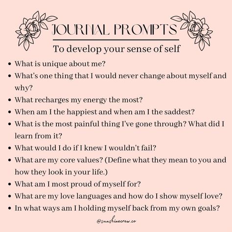 Sense Of Self Journal Prompts, Healing Prompts Writing, Values Journal Prompts, Introspective Journal Prompts, Introspective Questions, Journal Prompts For Self Growth, Prompts For Self Growth, Best Journal Prompts, Mindfulness Journal Prompts